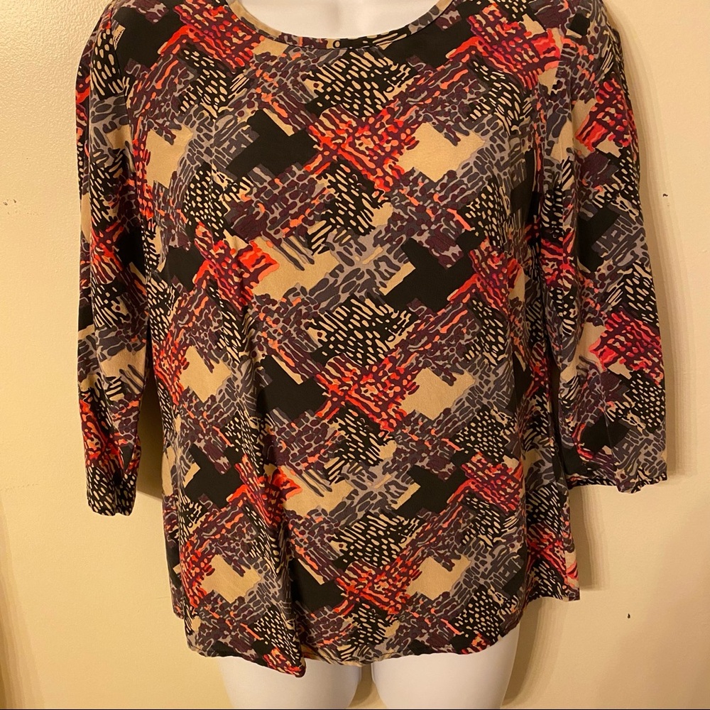 Trina Turk silk Top Sz small